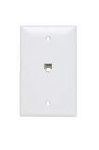 1-Gang Pre-configured Wall Plate with One RJ11 Telephone Jack