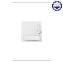 adorne® 700W Incandescent/Halogen Motion Sensor Dimmer, White, with Microban®