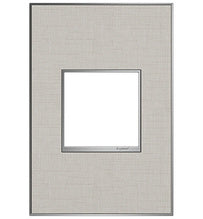 adorne® True Linen 1-Gang Screwless Wall Plate