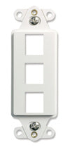 3-Port Decorator Outlet Strap