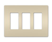 radiant® 3-Gang Screwless Wall Plate