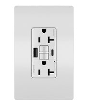 radiant® GFCI USB Outlet with SafeLock® Protection, Type A/C, 20A, Tamper-Resistant
