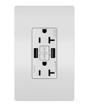 radiant® GFCI USB Outlet with SafeLock® Protection, Type A, 20A, Tamper-Resistant