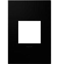 adorne® Black Ink 1-Gang Screwless Wall Plate