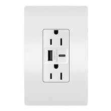 radiant® 15W USB Outlet, Type A/C, 15A, Tamper-Resistant