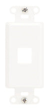 1-Port Decorator Outlet Strap