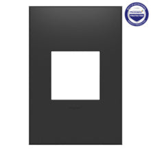 adorne® Graphite 1-Gang Screwless Wall Plate with Microban®