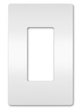 radiant® 1-Gang Screwless Wall Plate with Microban®