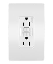 radiant® Tamper-Resistant 15A Duplex Self-Test GFCI Receptacles with SafeLock® Protection, White