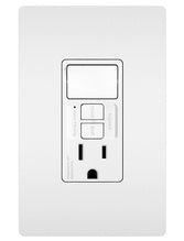 radiant® Combination Single Pole Switch and Tamper-Resistant 15A Duplex Self-Test GFCI Receptacles with SafeLock® Protection