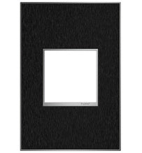 adorne® Black Stainless 1-Gang Screwless Wall Plate