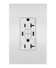 radiant® GFCI USB Outlet, Type C, 20A, Tamper-Resistant, White