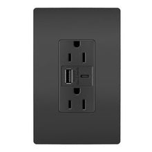 radiant® 15W USB Outlet, Type A/C, 15A, Tamper-Resistant
