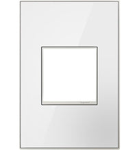 adorne® Mirror White 1-Gang Screwless Wall Plate