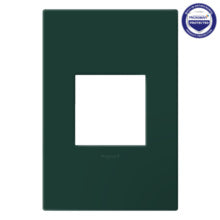 adorne® Evergreen One-Gang Screwless Wall Plate with Microban®