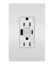 radiant® Weather-Resistant GFCI USB Outlet with SafeLock® Protection, Type A/C, 15A, Tamper-Resistant
