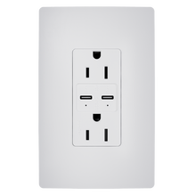 radiant 65W USB Outlet, Type C, 15A, Tamper-Resistant
