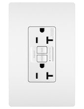 radiant® Tamper-Resistant Sensitive Appliance Duplex 20A Duplex Self-Test GFCI Receptacles with SafeLock® Protection, White