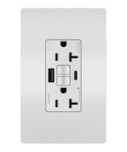 radiant® Weather-Resistant GFCI USB Outlet with SafeLock® Protection, Type A/C, 20A, Tamper-Resistant