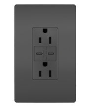 radiant® 3.1A USB Outlet, Type C, 15A, Tamper-Resistant