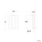 Ivery Task Light dimensions