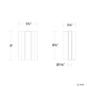 Ivery Task Light dimensions