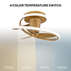 Veloce Ceiling Fan Flush Mount