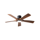 Aviator 5 Flush Mount Matte Black/Distressed Koa