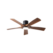 Aviator 5 Flush Mount Matte Black/Distressed Koa