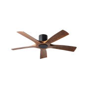 Aviator 5 Flush Mount Matte Black/Distressed Koa angle 2