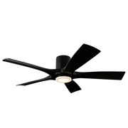 Aviator 5 Flush Mount Matte Black angle 2