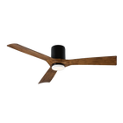 Aviator 54 Flush Matte Black/Distressed Koa angle 2