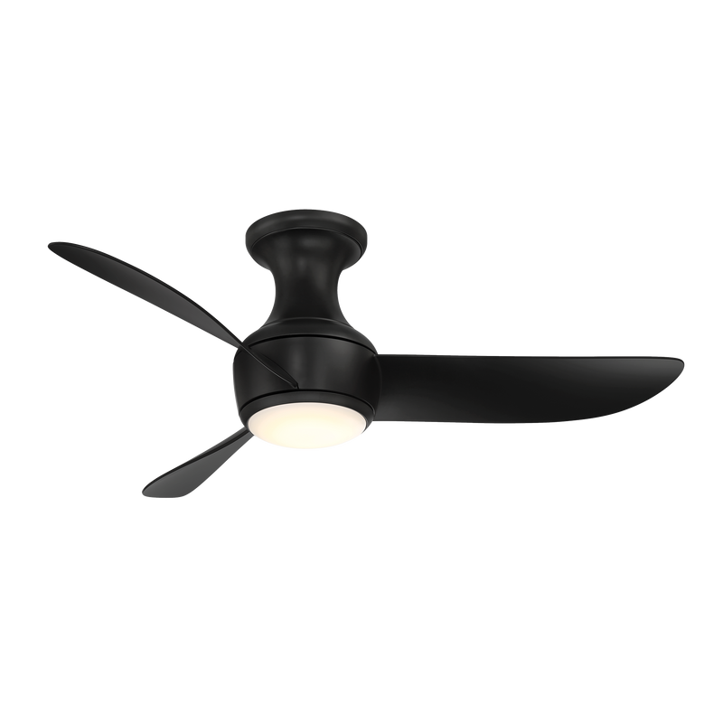 Corona Ceiling Fan w/ Light Matte Black