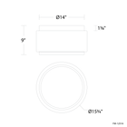 Preston Flush Mount