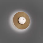 Landed Flush Mount - Aged Brass lifestyle