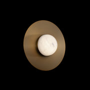 Landed Flush Mount - Aged Brass detail 2