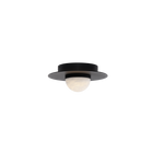 Landed Flush Mount - Black