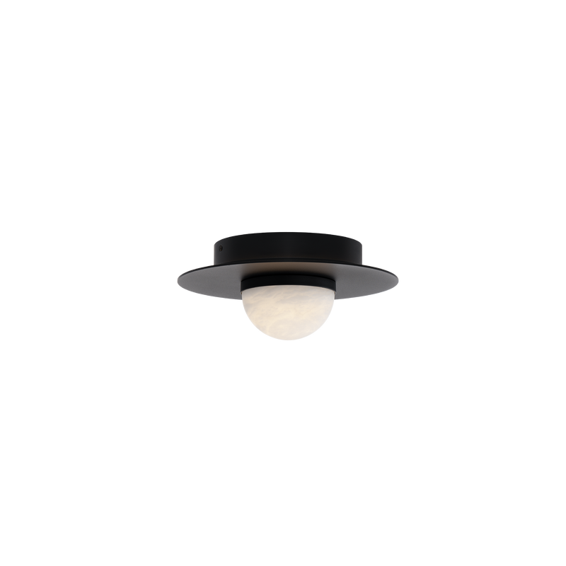 Landed Flush Mount - Black