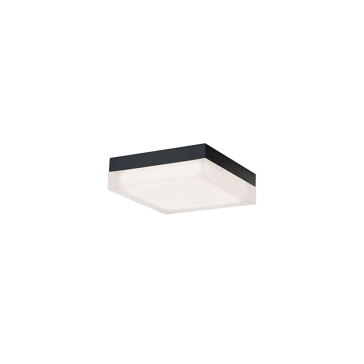 Matrix 9in Flush Mount - Black