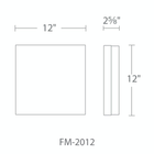 Matrix 12in line drawing