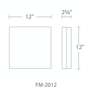 Matrix 12in line drawing