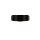 Salvo Ceiling Mount 15in Black/Aged Brass