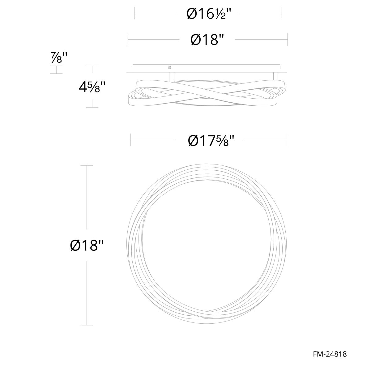 Veloce Flush Mount