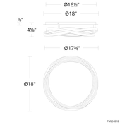 Veloce Flush Mount