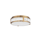 Constantine 14in Flush Mount Aged Brass