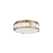 Constantine 14in Flush Mount Aged Brass