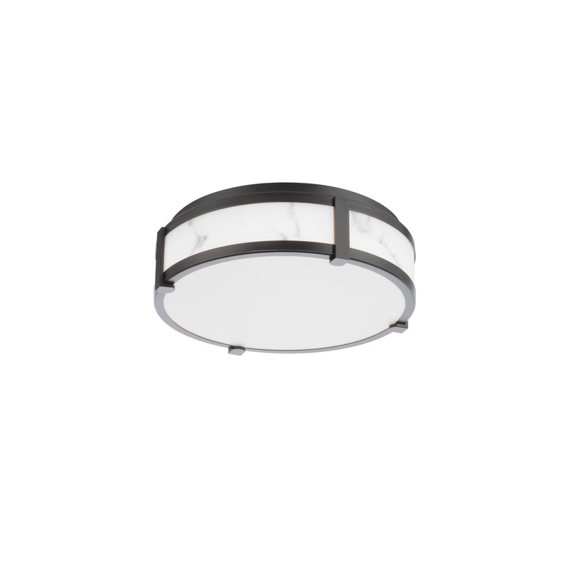Constantine 14in Flush Mount Black