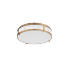 Constantine 18in Flush Mount Aged Brass