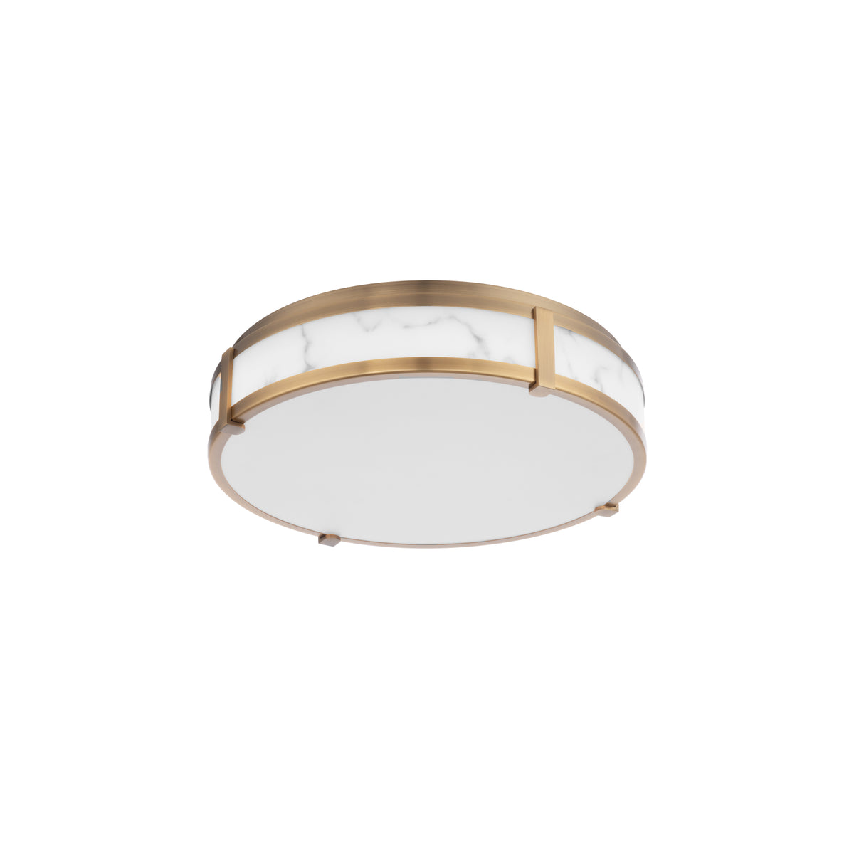 Constantine 18in Flush Mount Aged Brass