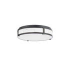 Constantine 18in Flush Mount Black